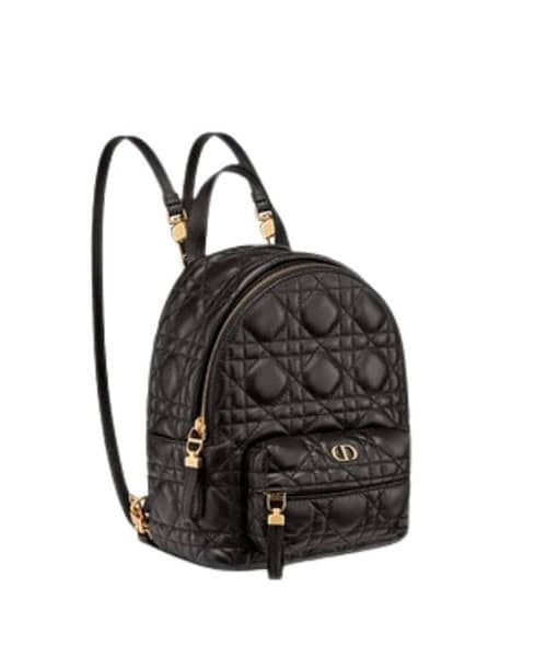 Dior Mini Dior Backpack Cannage Black For Women 12 in/ 31.5 cm CD