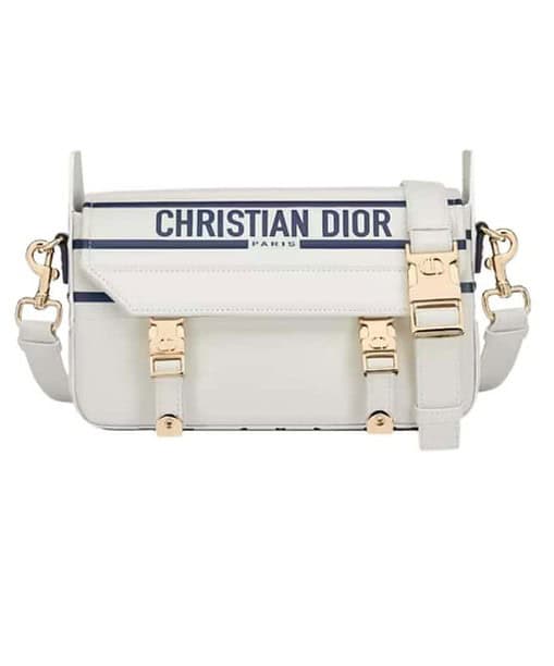 Dior Small Diorcamp Bag White For Women 9in/23cm CD M1243ODDD_M933