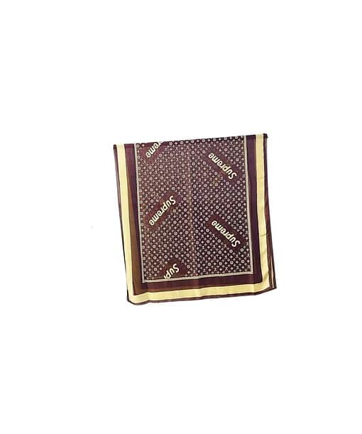 Louis Vuitton Supreme x LV Shawl Scarf Brown For Women