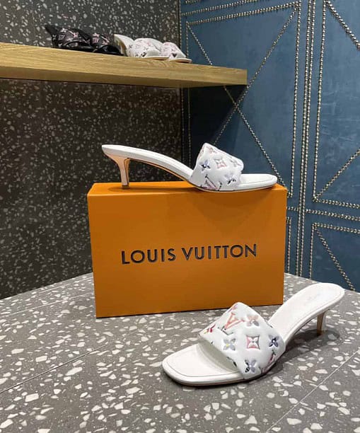 Louis Vuitton Women's Revival Mule White For Women LV 1AAP7M