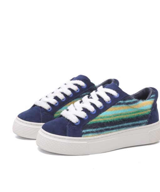 Dior CD Tremaine Emory Dior Denim Tears Sneakers Dark Blue And Multicolor For Women