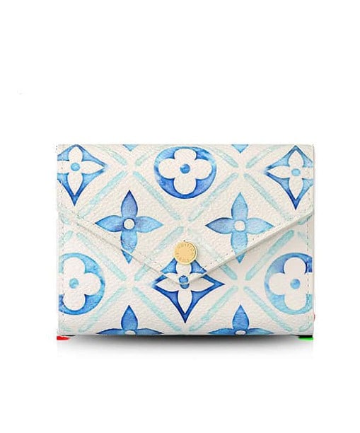 Louis Vuitton Victorine Wallet Blue For Women 4.7in/12cm M83623