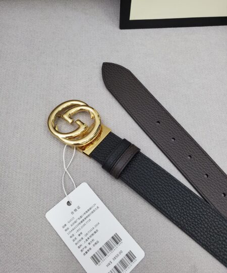 Alternative view of Gucci Belt With Interlocking G Buckle Black For Women, Women Belt