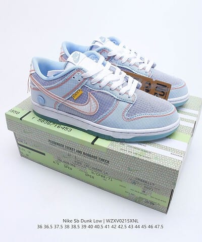 Nike Dunk Low Union Passport Pack Argon Sneaker For Men, Men's Shoes