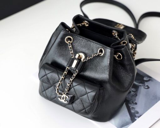 Chanel Backpack Black For Women 7 in/18cm - Image 8