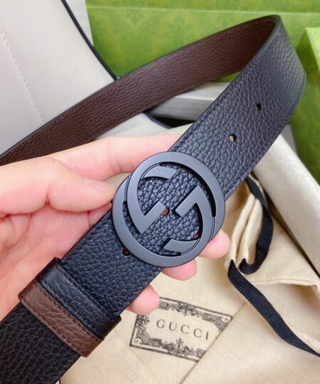 Gucci GG Marmont Reversible Belt Black, Women Belt