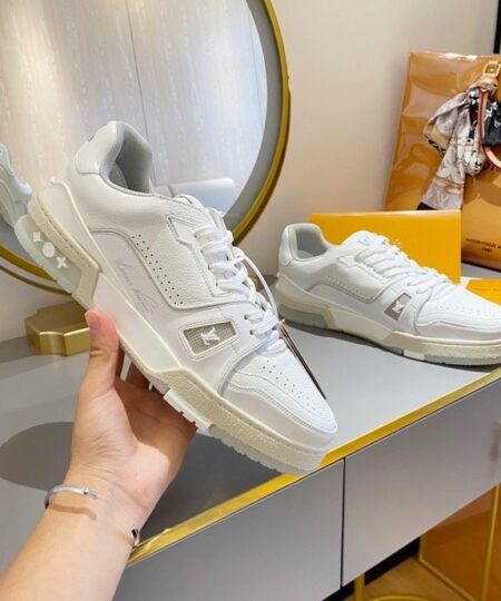 Alternative view of Louis Vuitton Trainer Sneaker Rubber Grain White Virgil Abloh For Men LV 1A8WAX