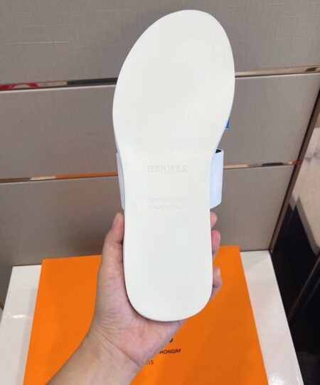 Alternative view of Hermes Izmir Sandal White/Blue For Men