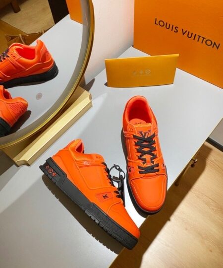 Alternative view of Louis Vuitton Trainer Sneaker Rubber Orange Virgil Abloh For Men LV 1A9FHE