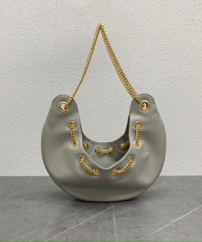 Celine Large Ava Chain Grey For Women 13in/33cm