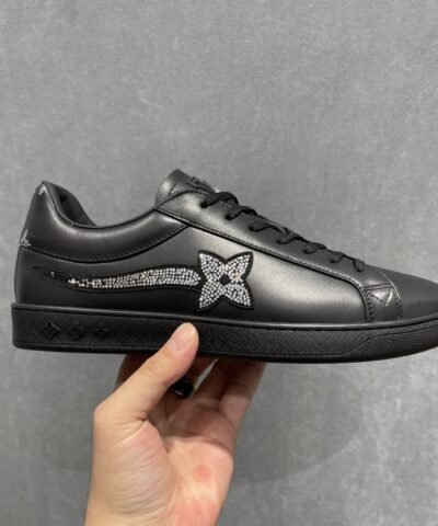 Louis Vuitton Luxembourg Samothrace Sneaker Black For Men LV