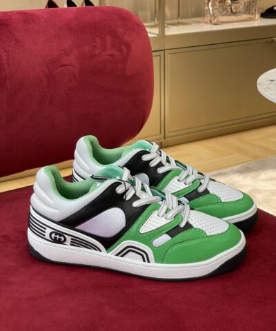 Gucci Women's Sneaker Gucci Basket Donna Green Demetra For Women 700291 2SH90 3760