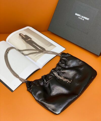 Saint Laurent Mini Shoulder Bag Black For Women 9.5in/24cm P00596046