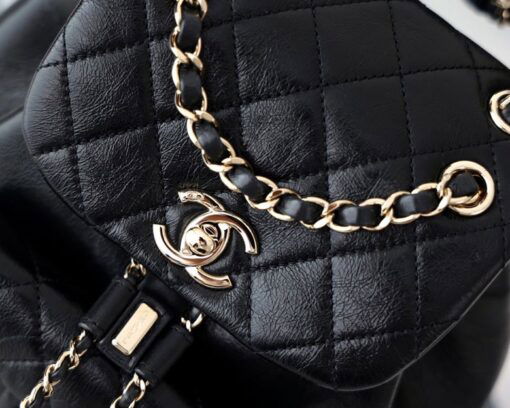 Chanel Backpack Black For Women 7 in/18cm - Image 9