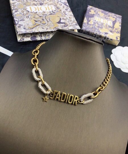 Alternative view of Dior Big Chain Choker Gold Tone For Women