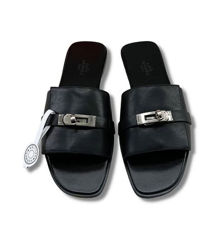 Hermes Giulia Sandal Black For Women H231056Z 02350