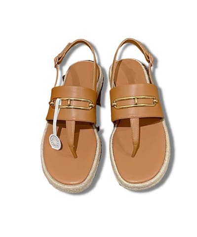 Hermes Eloise Espadrille Brown For Women H221152Z B8350