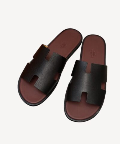 Hermes Oran Sandal Black For Men
