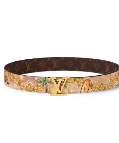 Louis Vuitton Tag 40mm Reversible Belt Beige For Men M8639U