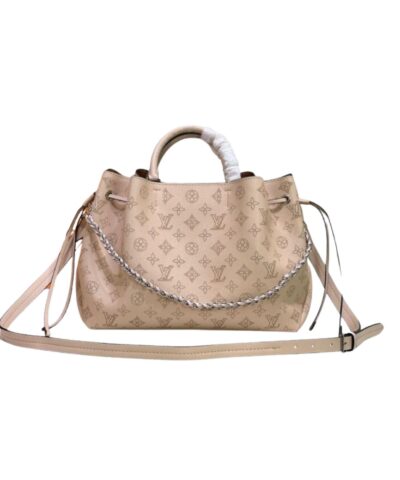 Louis Vuitton Bella Tote Mahina Creme Beige For Women 12.6in/32cm M59203