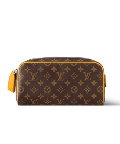 Louis Vuitton Dopp Kit Toiletry Bag Yellow For Men 11in/28cm M46764