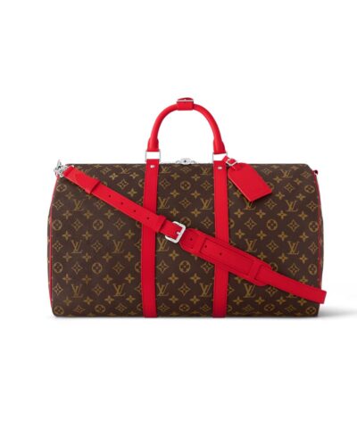 Louis Vuitton Keepall Bandouliere 50 Bag Red For Men 19,7in/50cm M46769