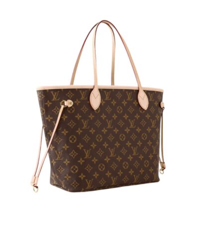 Louis Vuitton Neverfull MM Tote Bag Monogram Canvas Brown For Women 12.6in/32cm LV M40995