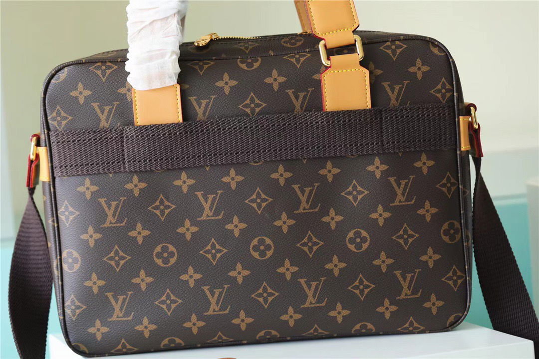 Sac Bosphore 2Way Shoulder Bag Monogram Brown For Men 14.2in/36cm M40043 - Image 3