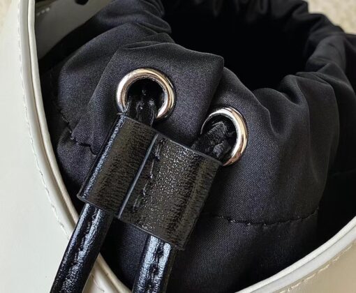 Givenchy Mini Cut Out Bucket Bag Black/White For Women 6.3in/16cm BB50NRB1GV 001 - Image 16