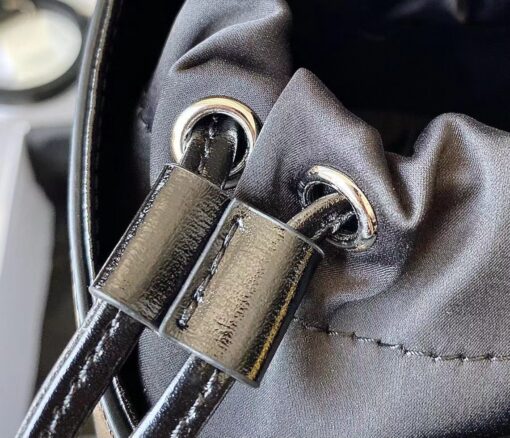 Givenchy Mini Cut Out Bucket Bag Black/White For Women 6.3in/16cm BB50NRB1GV 001 - Image 5