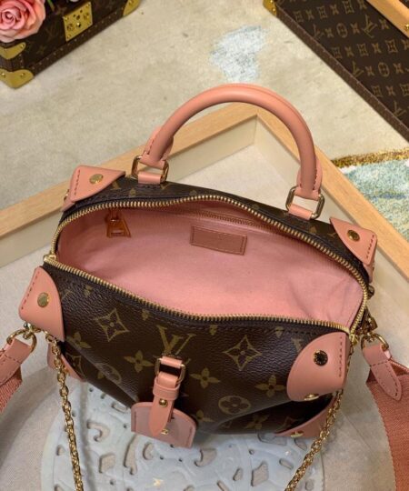 Alternative view of Louis Vuitton Petite Malle Souple Monogram Canvas Pink For Women, Women?s Handbags, Shoulder And Crossbody Bags 7.9in/20cm LV M45531