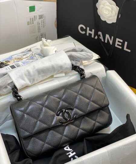 Alternative view of Chanel Small Flap Bag Black For Women 7.8in/20cm