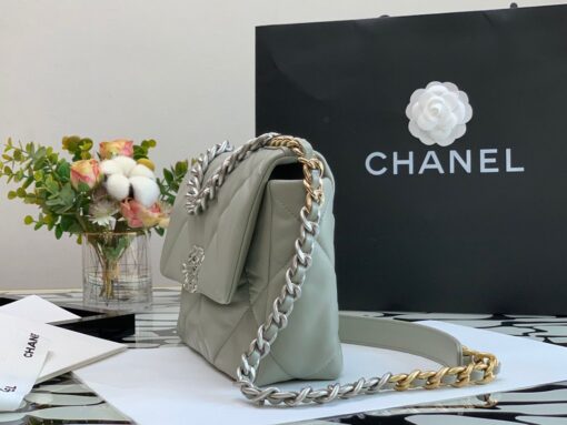 Chanel Classic Flap Bag Grey For Women 10.2in/26cm - Image 7