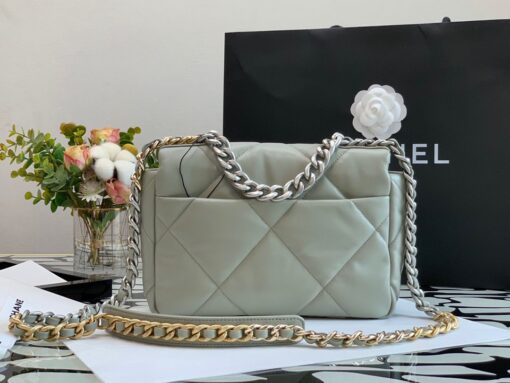 Chanel Classic Flap Bag Grey For Women 10.2in/26cm - Image 3