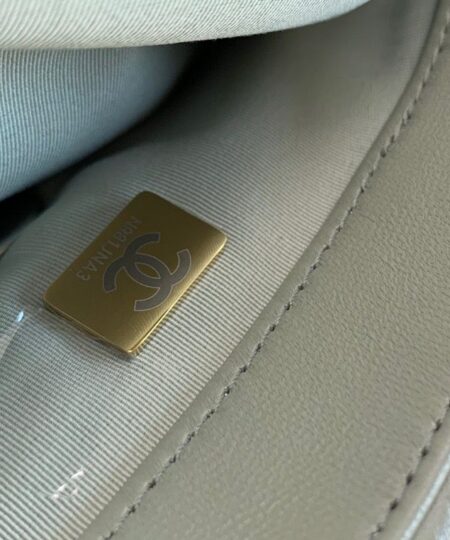 Alternative view of Chanel Classic Flap Bag Grey For Women 10.2in/26cm