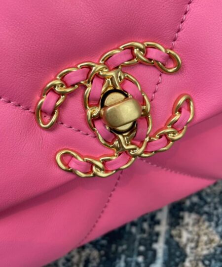 Alternative view of Chanel 19 Handbag 26cm Pink For Women AS1160