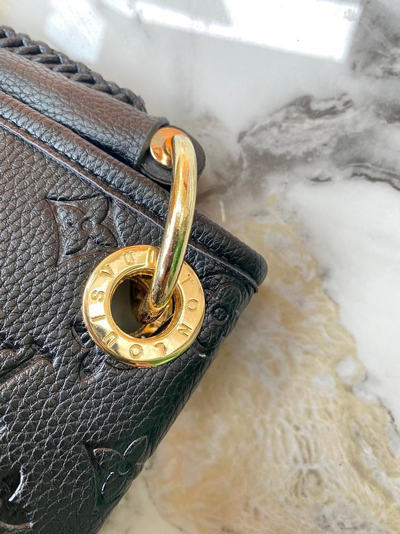 Louis Vuitton Artsy MM Monogram Empreinte Black For Women, Women's Handbags, Shoulder Bags 16.1in/41cm LV M41066 - Image 5