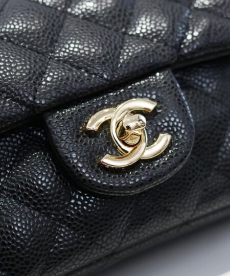 Alternative view of Chanel Mini Flap Bag Black For Women 7.8in/20cm A69900