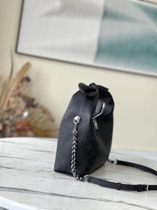 Louis Vuitton Why Knot MM Mahina Black For Women, Women's Handbags, Shoulder And Crossbody Bags 13.4in/34cm LV M20788 - Image 6