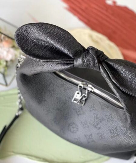 Alternative view of Louis Vuitton Why Knot MM Mahina Black For Women, Women's Handbags, Shoulder And Crossbody Bags 13.4in/34cm LV M20788