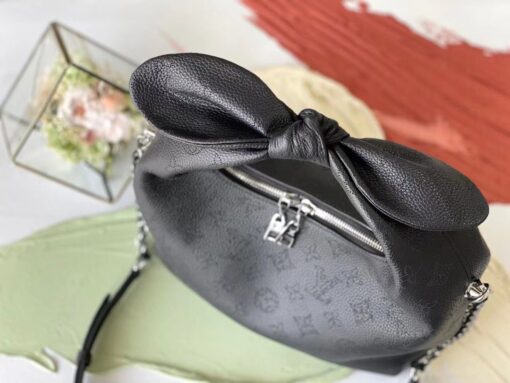 Louis Vuitton Why Knot MM Mahina Black For Women, Women's Handbags, Shoulder And Crossbody Bags 13.4in/34cm LV M20788 - Image 2