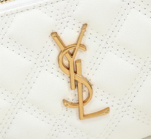 Saint Laurent Becky Crossbody Bag White For Women 7in/18cm YSL P00555149 - Image 2