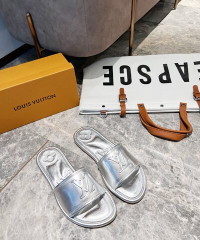 Louis Vuitton Women's Magnetic Flat Mule Sliver For Women LV 1AA1KZ
