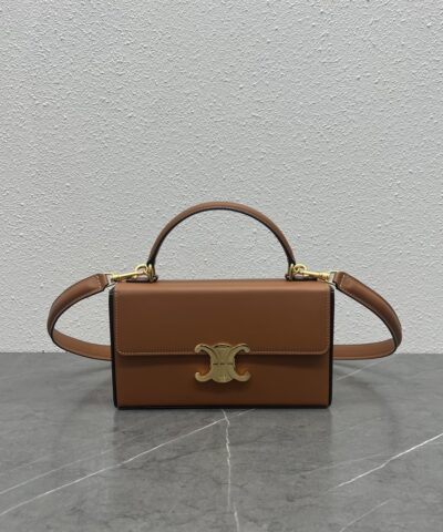 Celine Box Triomphe Tan For Women 9in/22cm 199993BFN.04LU