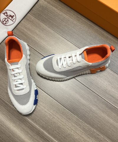 Hermes Bouncing Sneakers Orange For Men
