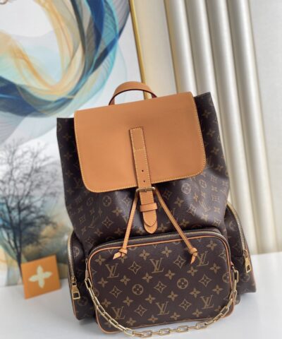 Louis Vuitton Trio Backpack Monogram Canvas By Virgil Abloh For Men, Men's Bags 44cm LV M44658