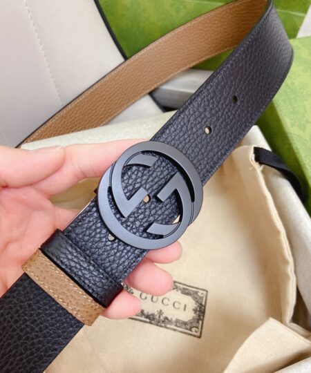 Gucci GG Marmont Reversible Belt Black, Women Belt