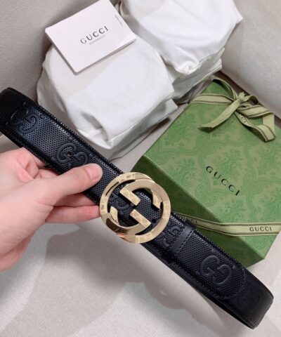 Gucci GG Marmont Reversible Belt Black, Women Belt