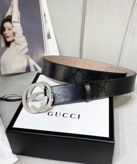 Gucci Signature Belt Black For Women, Women Belt