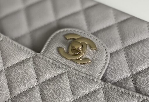 Chanel Classic Handbag 26cm Grey For Women A01112 - Image 3